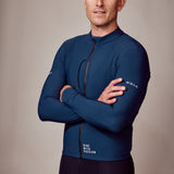 ES16 Langärmliges Supreme Fahrradfleece Unisex. Dunkelblau.