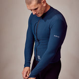 ES16 Langärmliges Supreme Fahrradfleece Unisex. Dunkelblau.