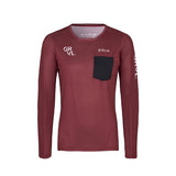 ES16 Lifestyle GRVL LS jersey. Bordeaux