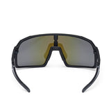 ES16 Enzo cykelbrille. Sort med silver linse.