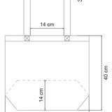 ES16 Tote Bag - Raw