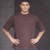 ES16 Oversized T-shirt Brown