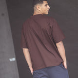 ES16 Oversized T-shirt Brown
