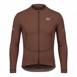 ES16 Thermal Fleece Cykeltröja. Skivad choklad
