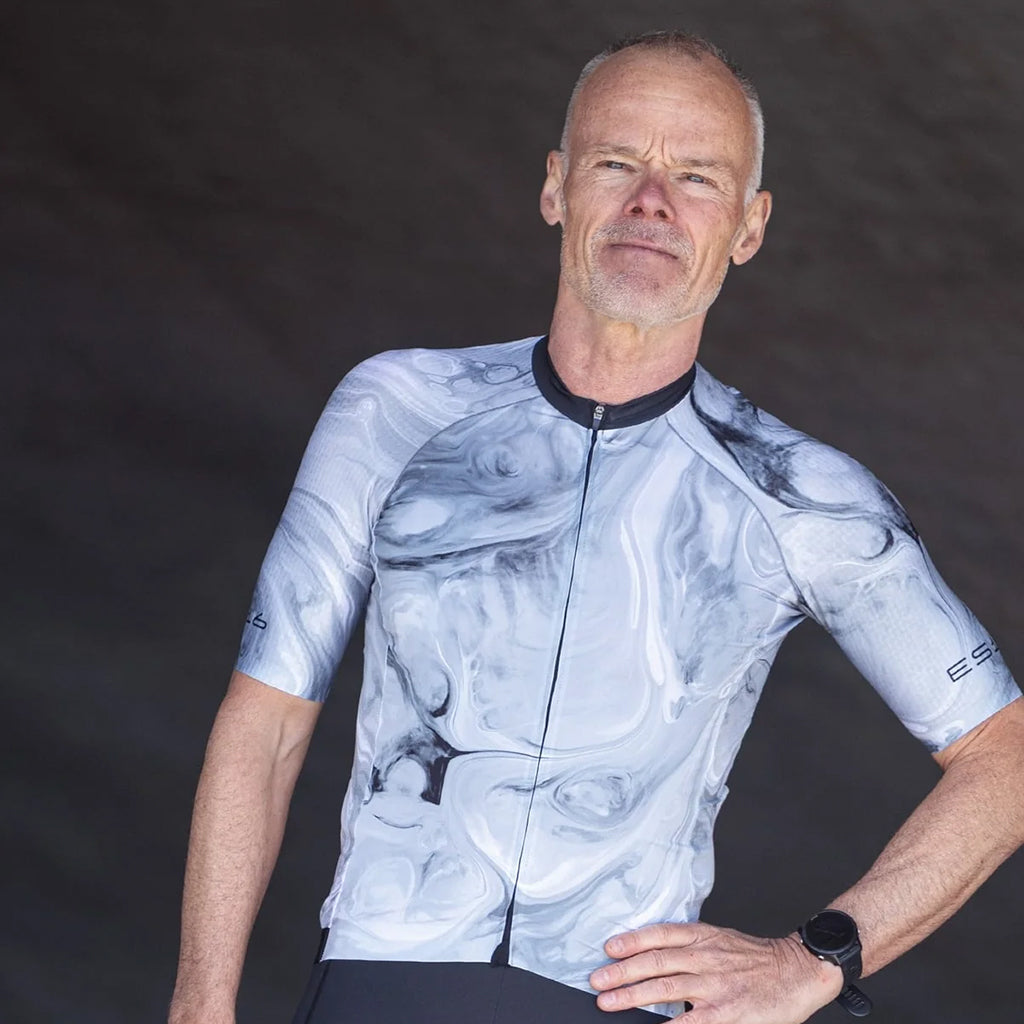 ES16 Razor cykeltrøje - Marble Grey