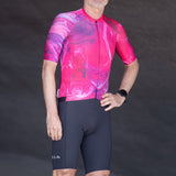 ES16 Razor cykeltrøje -  Marble Pink