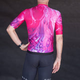 ES16 Razor cykeltrøje -  Marble Pink