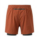 ES16 Performance Shorts, med innershorts. Rust