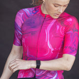 ES16 Razor cykeltrøje -  Marble Pink