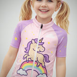 ES16 Kinder-Radtrikot - Einhorn