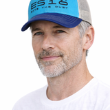 ES16 Cap Blue blå+Björk färgat mesh