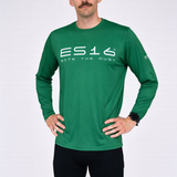 ES16 Løpartröja LS – Performance Merino Blend Green
