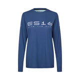 ES16 Løbetrøje LS – Performance Merino Blend Blue