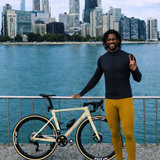 ES16 Vinter Cykelbukser Supreme unisex - med pude. Khaki