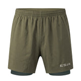 ES16 Performance Shorts, med innershorts. Army Green