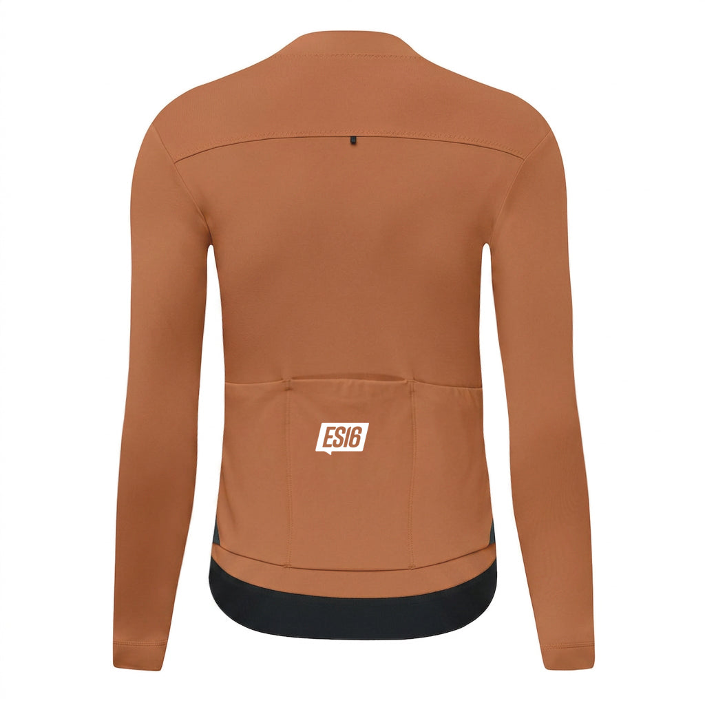 ES16 Thermal Fleece Cykeltrøje. Brown Sugar