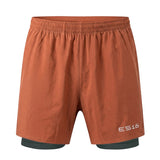 ES16 Performance Shorts, med innershorts. Rust