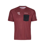 ES16 Lifestyle GRVL SS jersey. Bordeaux