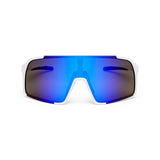 ES16 Enzo brille. Hvid med blå linse.