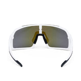 ES16 Enzo brille. Hvid med blå linse.