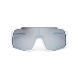 ES16 Enzo brille. Hvid med silver linse.