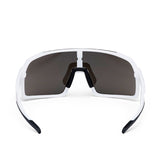 ES16 Enzo brille. Hvid med silver linse.