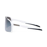 ES16 Enzo brille. Hvid med silver linse.