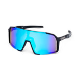 ES16 Enzo cykelbrille. Sort med ice blue linse.